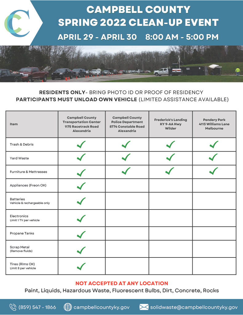 Campbell County CleanUp Event / Campbell County, Kentucky