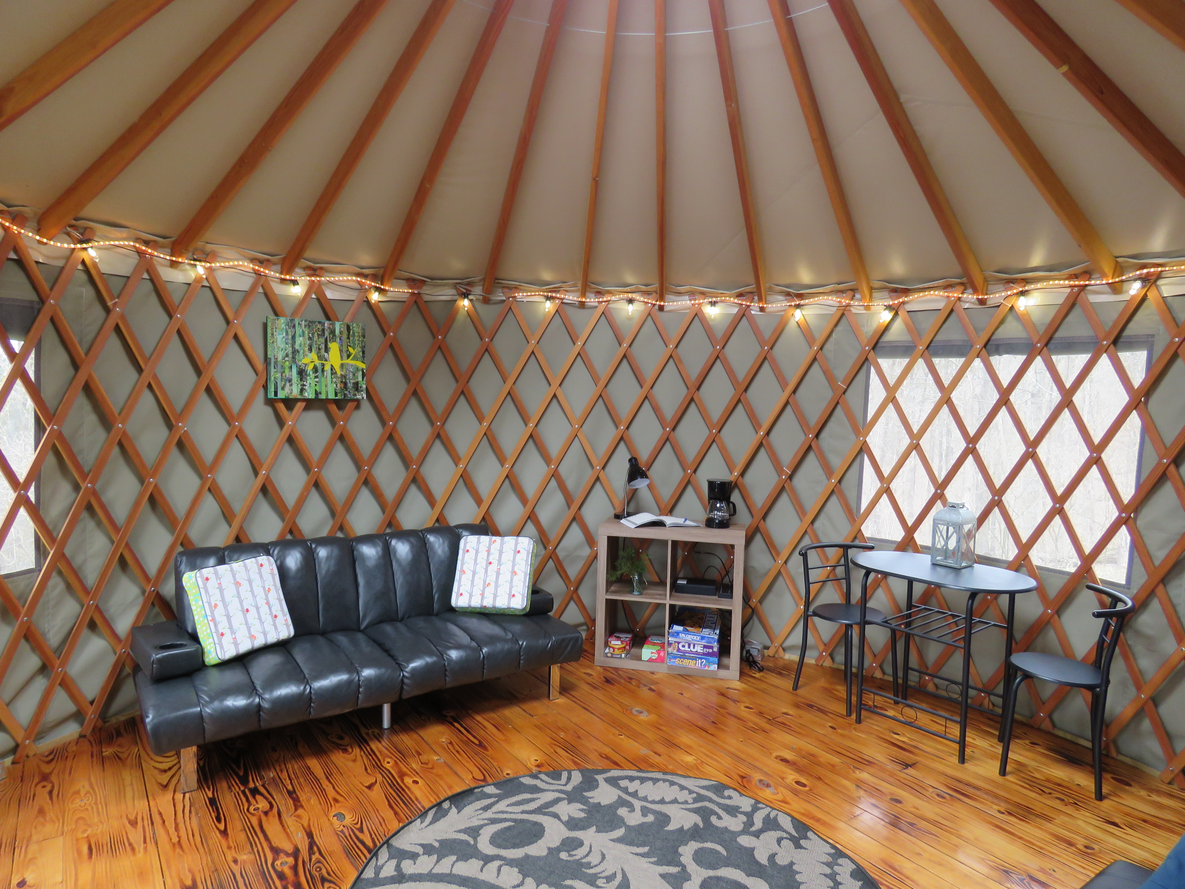 Yurt 2 inside