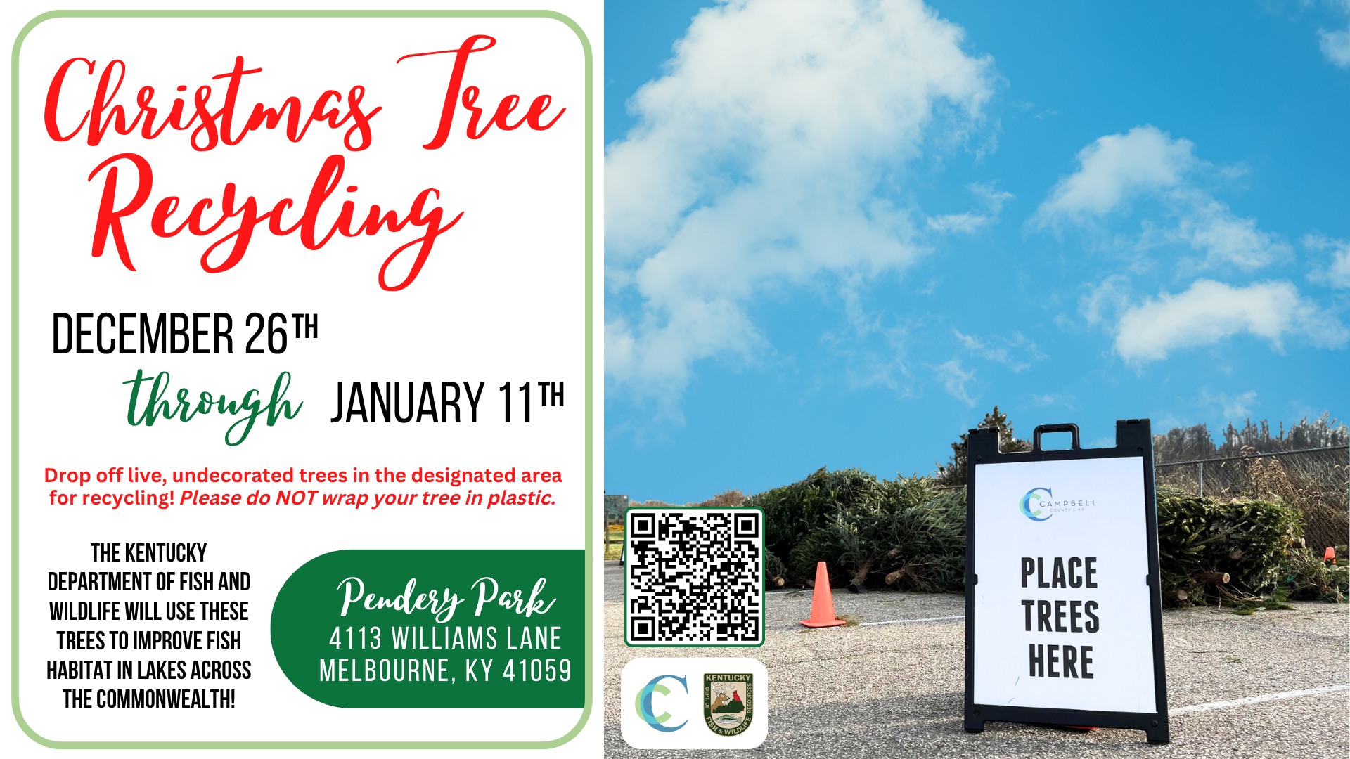 Holiday Tree Recycling 2025