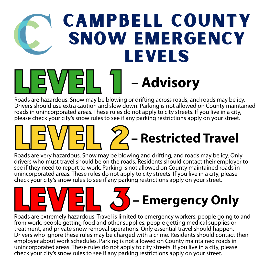 Snow Emergency Levels