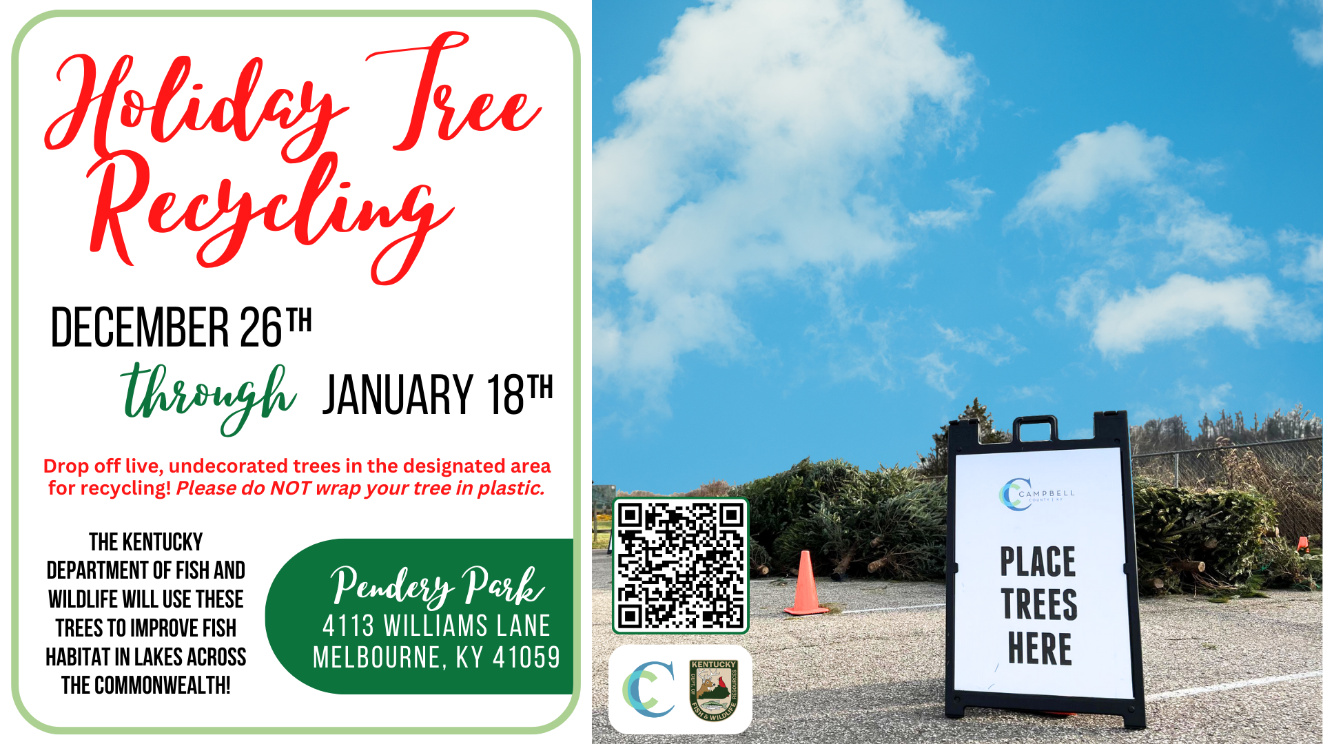 Holiday Tree Recycling Program